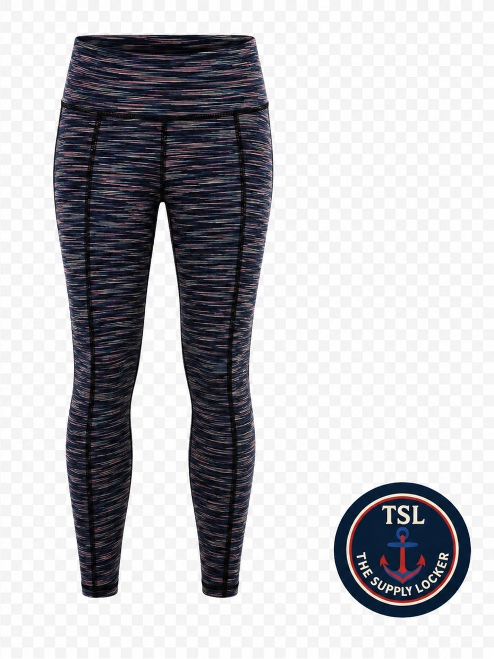 DSG Girls M (10-12) High Rise Leggings Multicolor Athletic NWT